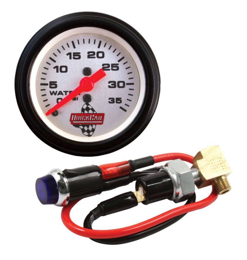 QUICKCAR RACING PRODUCTS QRP61-716 Water Pressure Kit with Gauge