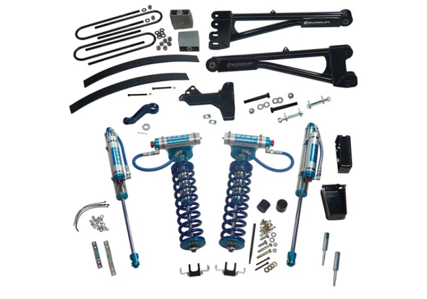 Superlift K979KG 05-07 Ford F-250/F-350 SD 4WD 8in Lift Kit w/Repl Radius Arms & King Coilovers Rear Shocks