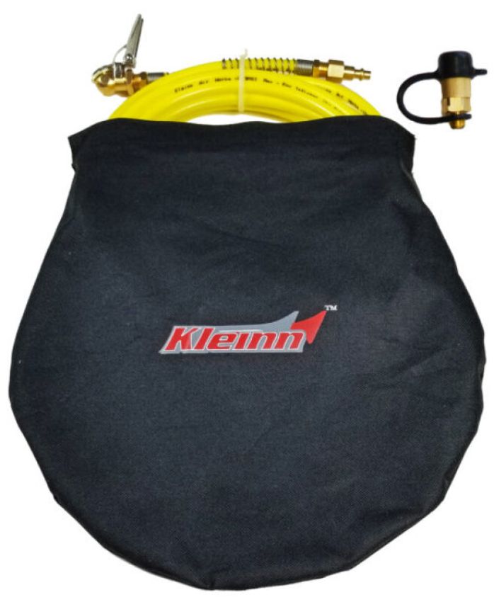 Kleinn Air Horns USTL-230 Kleinn Spare Tire Kit w/ Black Triple Horns/ 150 PSI Waterproof Air Compressor / 3.0 gal Air Tank
