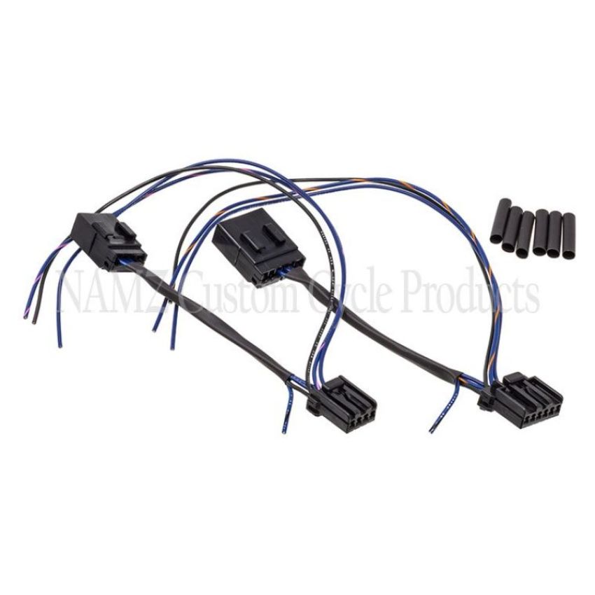 NAMZ N-FTTH-04 14-23 V-Twin Road King Plug-N-Play Front Turn Sig Tap Harness (Turn Sig/Passing Lights)