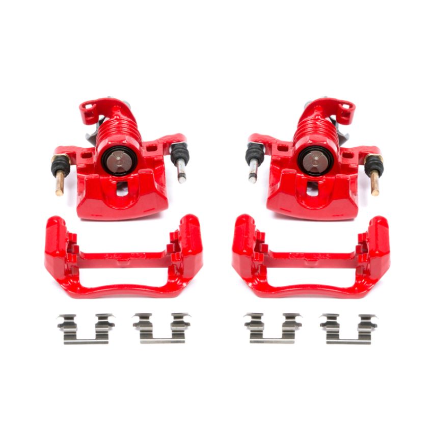 PowerStop S4868 Red Powder Coated Calipers
