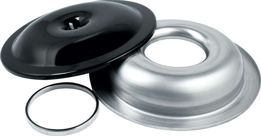 ALLSTAR PERFORMANCE ALL26097 Air Cleaner Kit 14in Black w/.500 Spacer