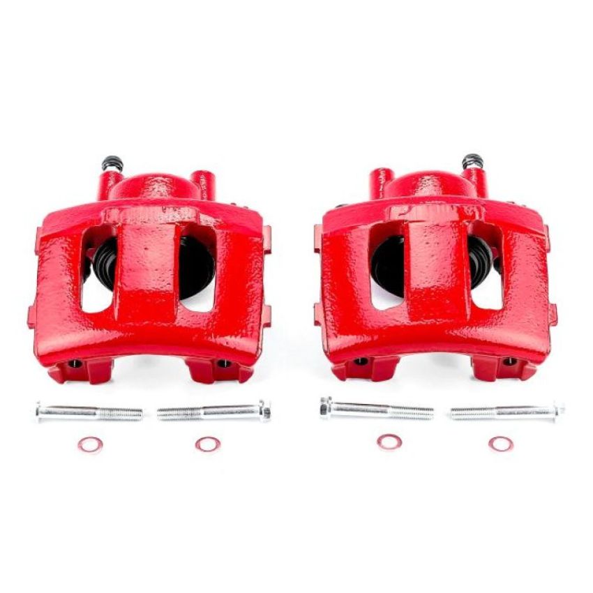 PowerStop S4339 Red Powder Coated Calipers