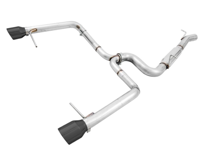 AWE Tuning 3020-33048 VW MK7 Golf Alltrack/Sportwagen 4Motion Track Edition Exhaust - Diamond Black Tips