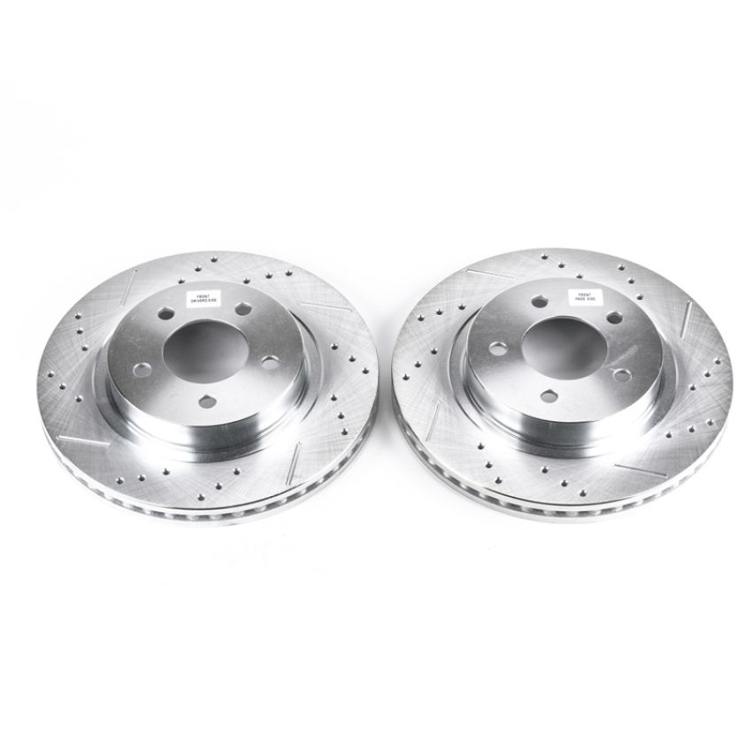 PowerStop AR8345XPR PowerStop Evolution Performance Drilled, Slotted & Plated Brake Rotor Pair