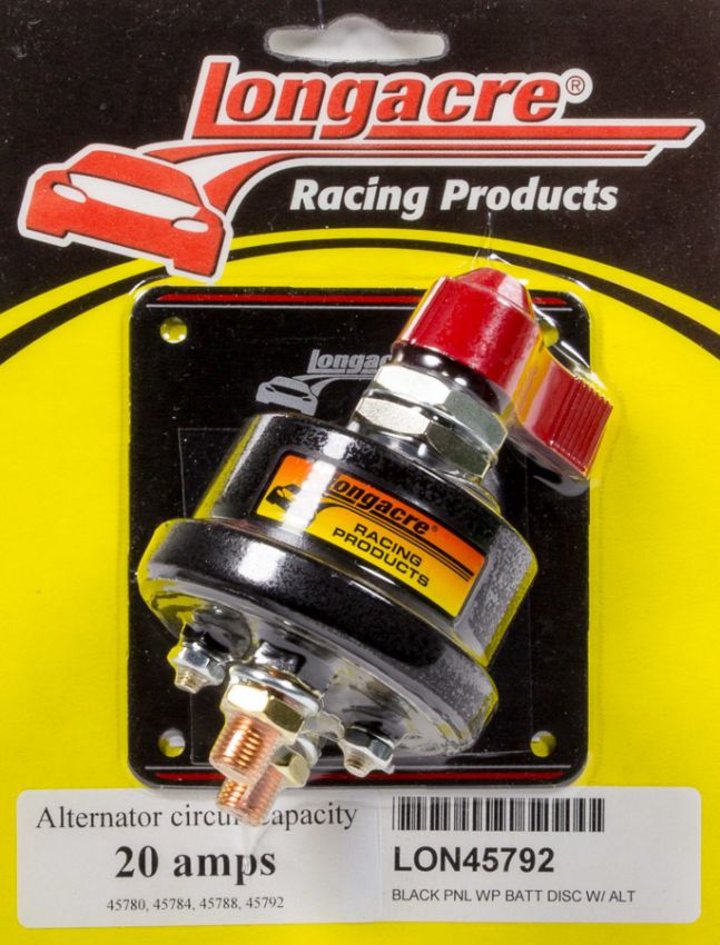 LONGACRE LON52-45792 Battery Disc. Switch HD 4 Post Weatherproof
