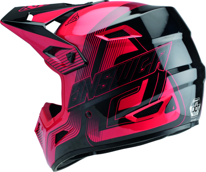 Answer 447763 AR1 Vendetta Helmet Red/Black Youth - Small