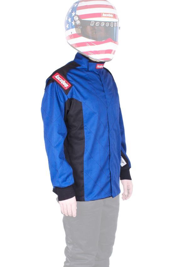 RACEQUIP RQP131925 Jacket Chevron Blue Large SFI-1