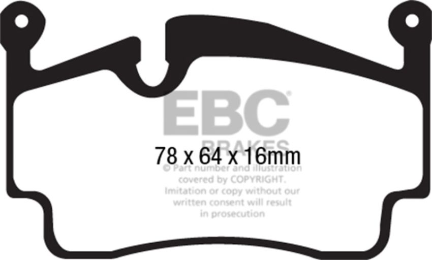 EBC Brakes DP52216NDX Bluestuff NDX Full Race Brake Pads