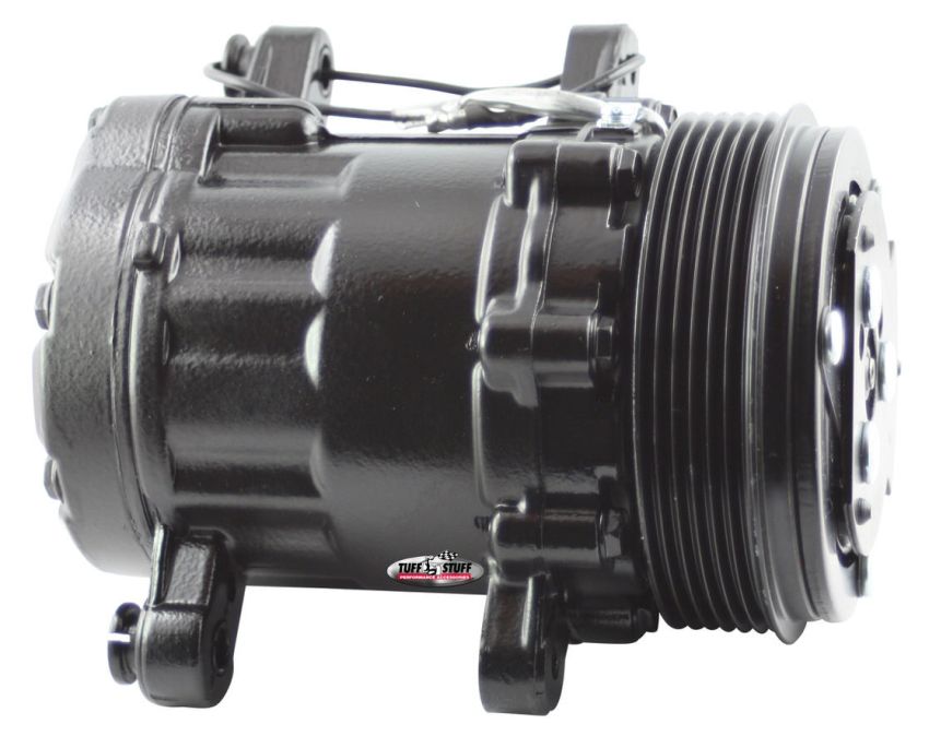 TUFF-STUFF TFS4517NC6GBLA Peanut A/C Compressor 6 Groove Pulley Black