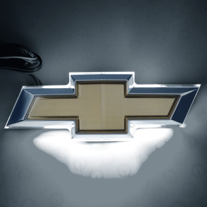 Oracle Lighting 3011-001 White Illuminated LED Rear Bowtie Emblem