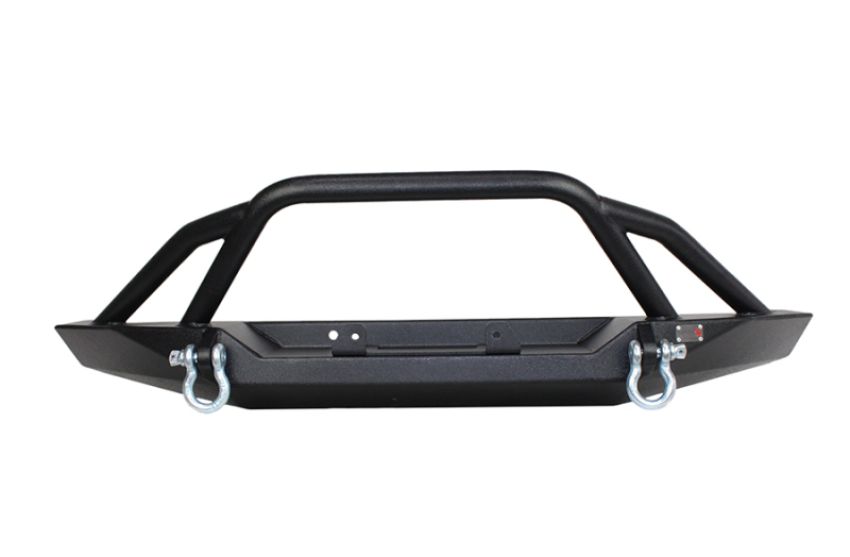 Fishbone Offroad FB22060 Cherokee XJ Front Winch Bumper W/Grille Guard Bullhead Steel - Blk Txtrd Pwdrcoat