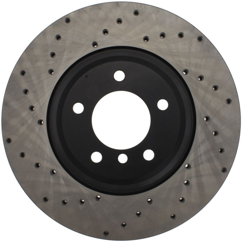 Stoptech 128.34093R 07-10 BMW 335i Cross Drilled Right Front Rotor