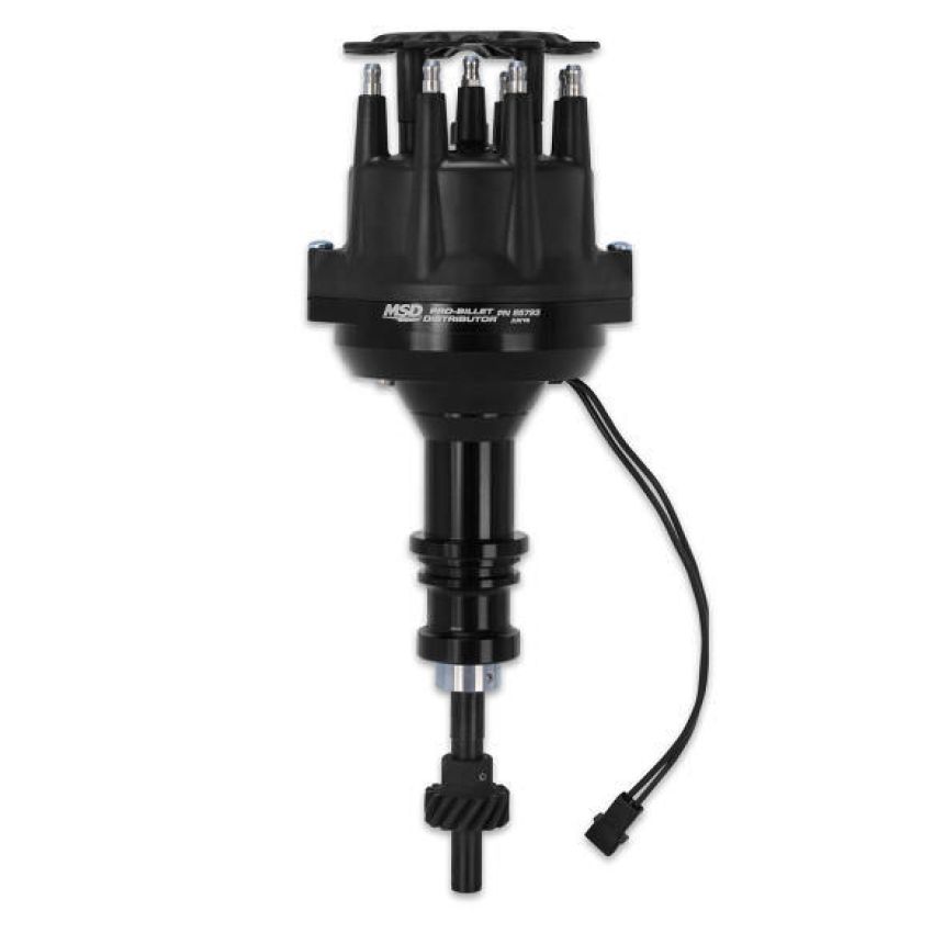 MSD IGNITION MSD85793 SBF 302 Pro Billet Distributor Black Finish
