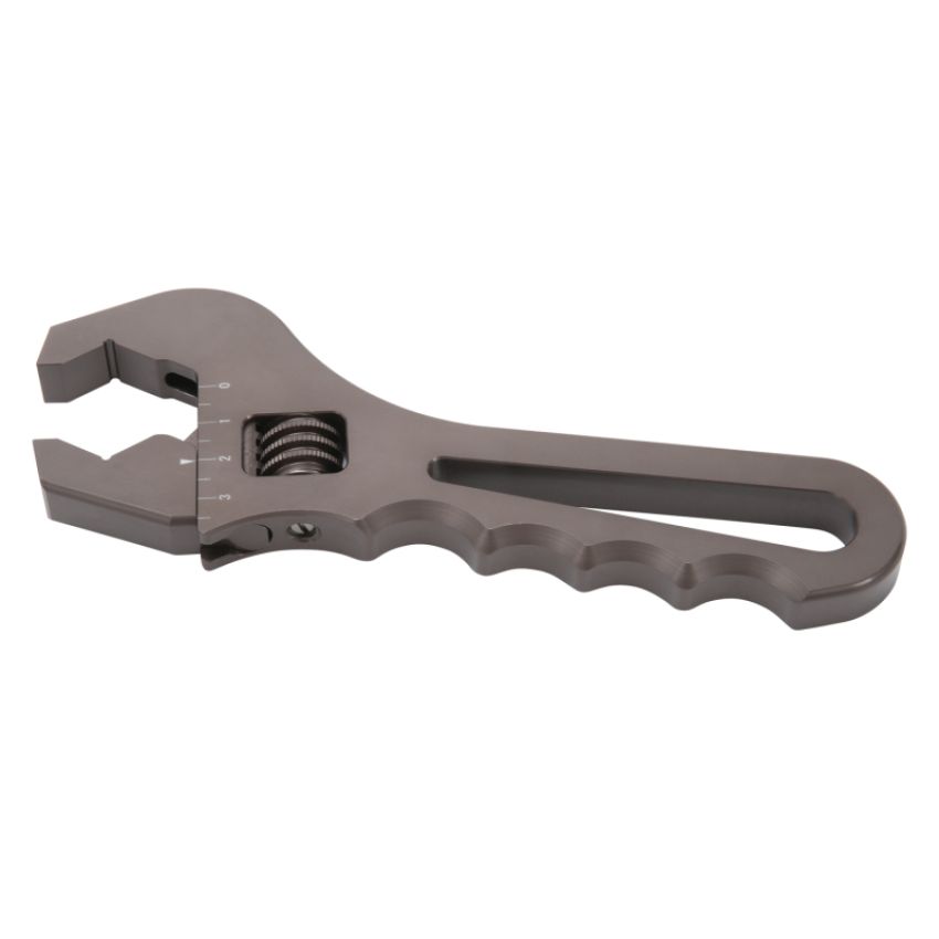 Russell 654410 Performance Adjustable AN Wrench V-Flats - Aluminum Gray Anodized
