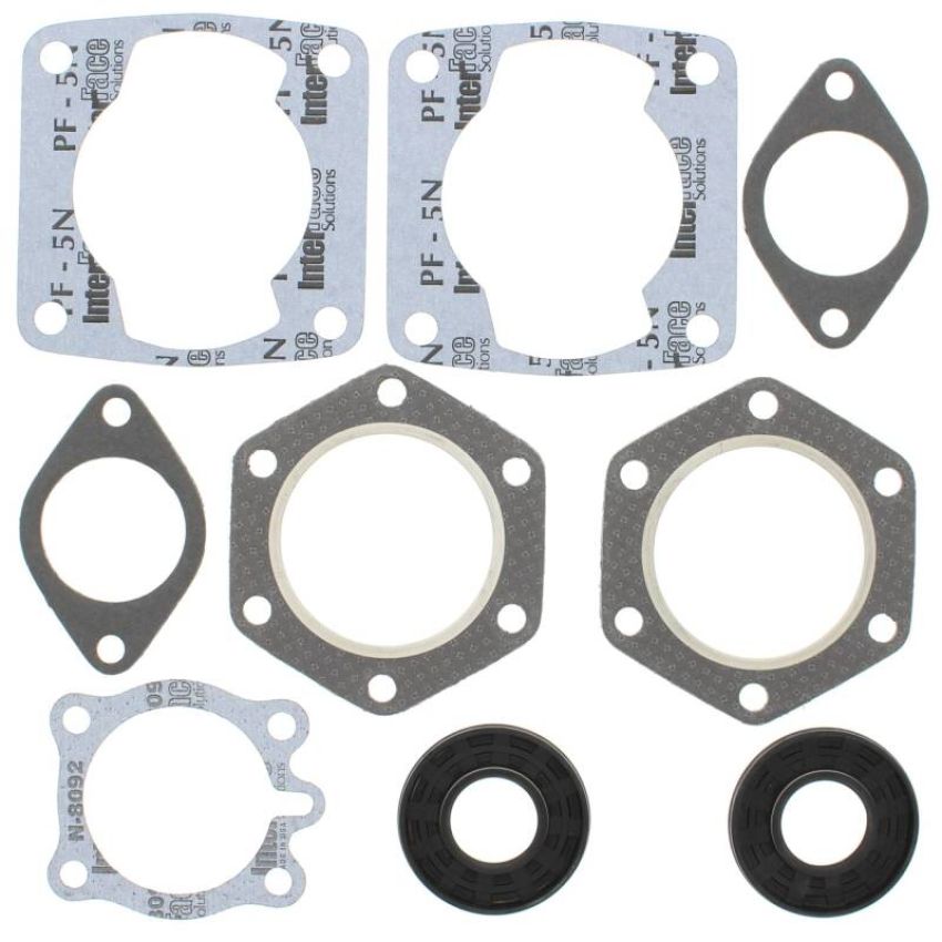 Vertex Pistons 711079 Vertex Gaskets 77-79 Polaris TX/X-TX Complete Gasket Kit w/ Oil Seals