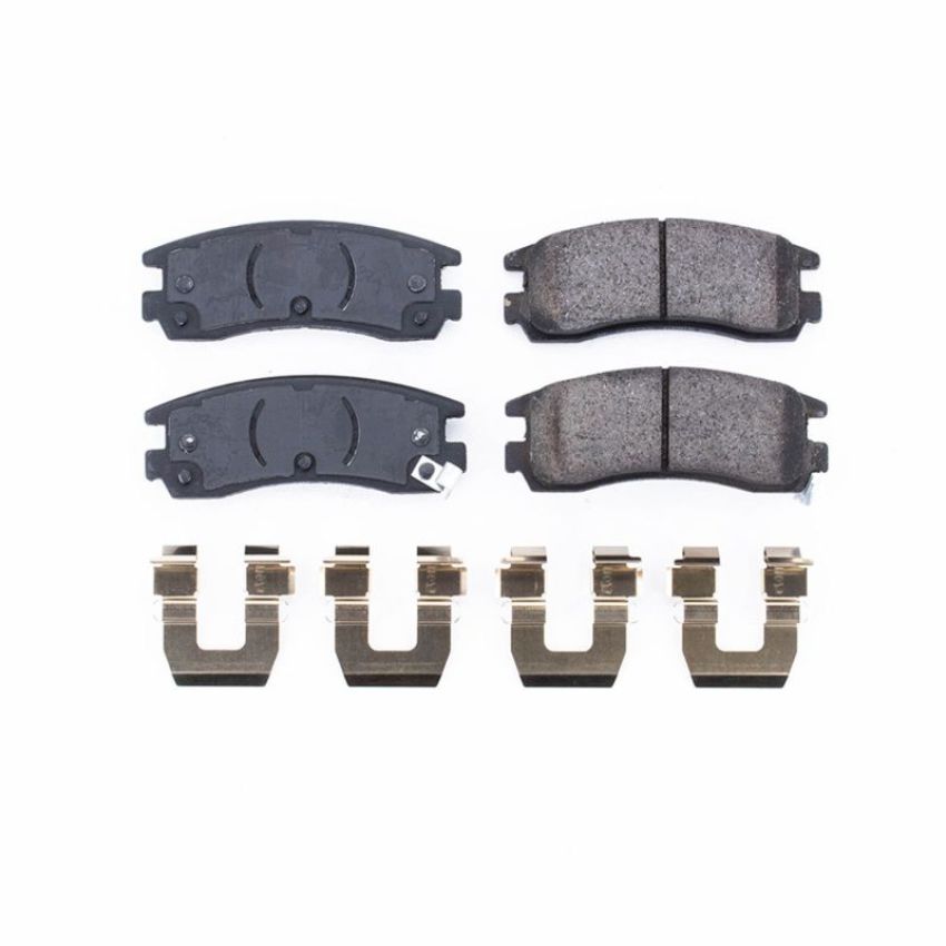 PowerStop 17-508 PowerStop - Z17 Low-Dust Ceramic Brake Pads with Hardware