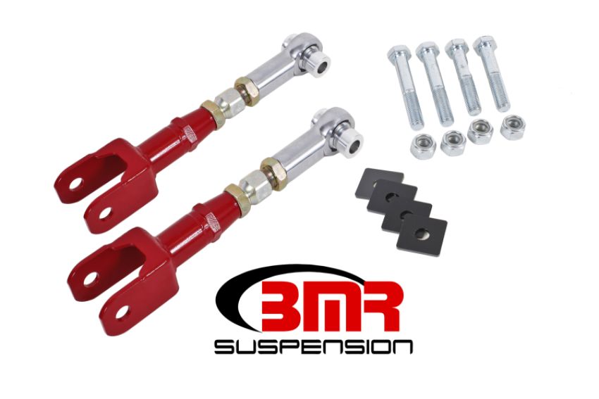 BMR Suspension TR005R Toe Rods, Rear, On-Car Adjustable, Rod Ends