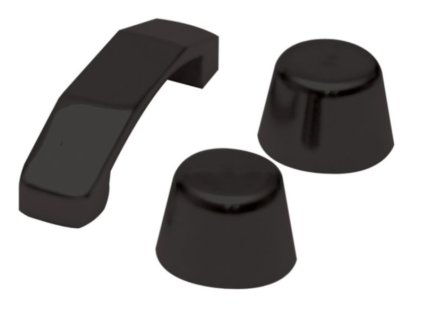 Rampage 87611 1997-2006 Jeep Wrangler(TJ) Hood Footman Loop - Black