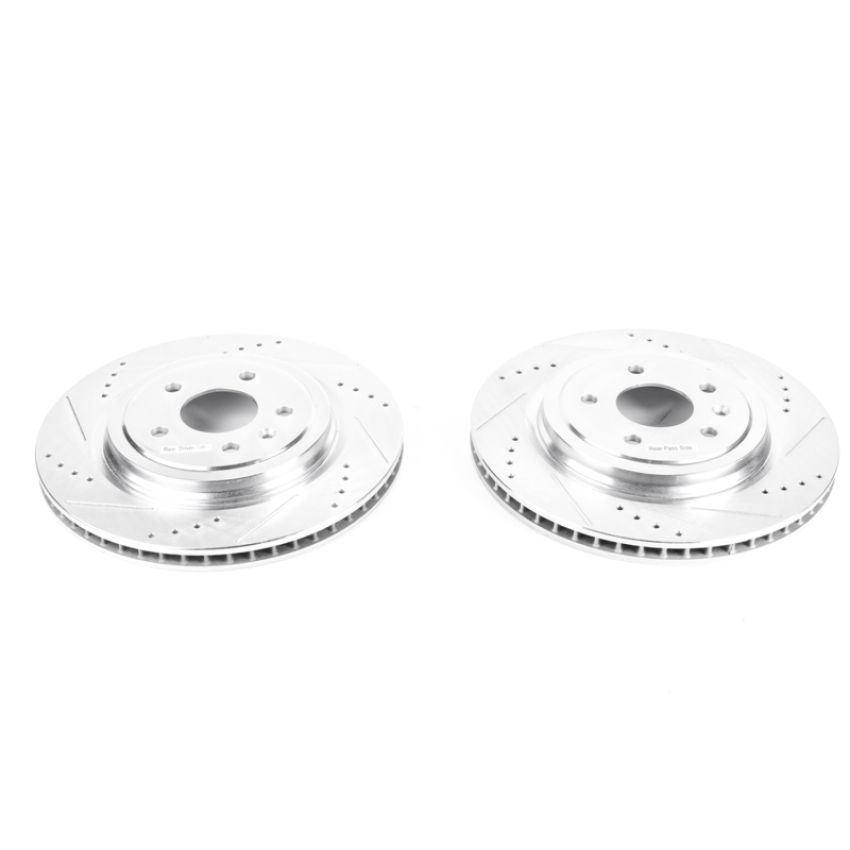 PowerStop AR82172XPR PowerStop Evolution Performance Drilled, Slotted & Plated Brake Rotor Pair