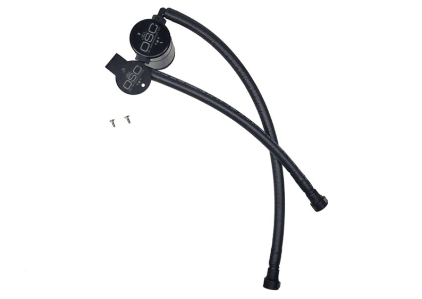 J&L 3087D-B 14-19 Chevrolet Corvette LT1 6.2L Driver Side Oil Separator 3.0 - Black Anodized