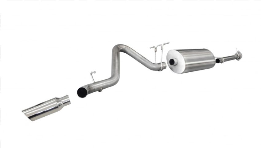 CORSA Performance 24796 Corsa 11 -12 Chevrolet Silverado Ext. Cab/Long Bed 2500 6.0L V8 Polished Sport Cat-Back Ex