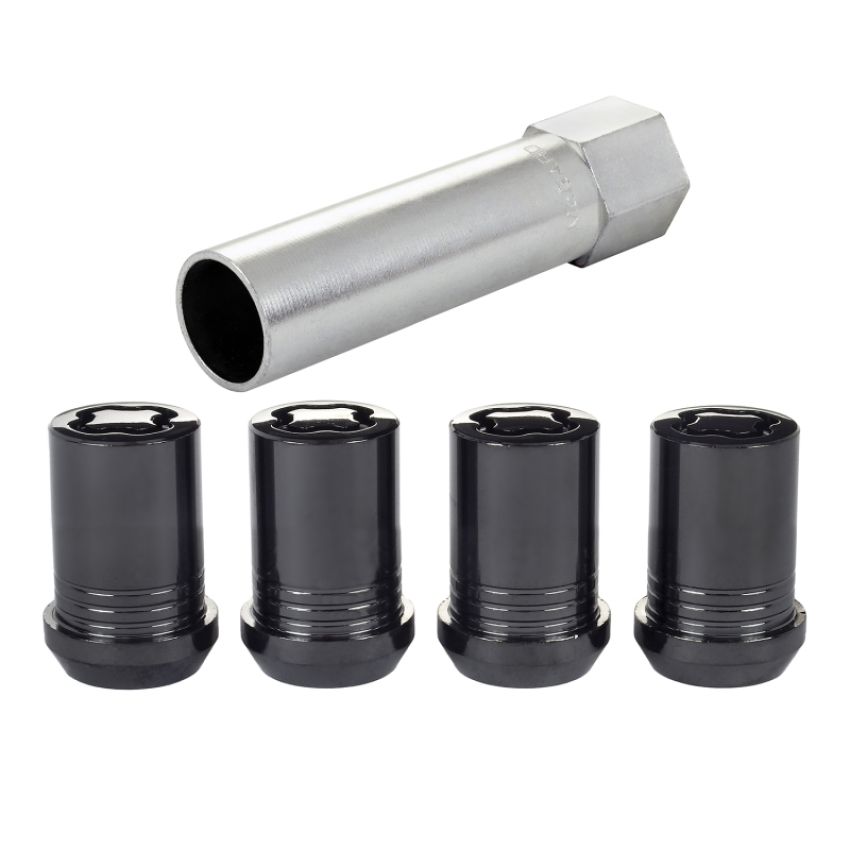 McGard (25354 12X1.25 MCG LOCK SET NUT CONE TUNER, BLACK(13/16 HEX)-OAL 1.24