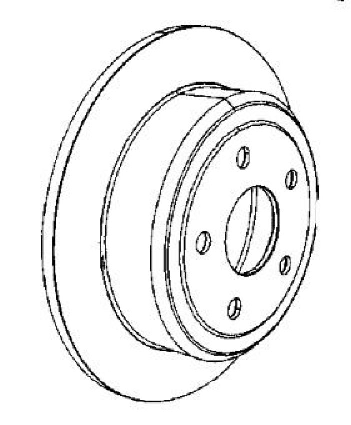 Mopar 52060147AA ROTOR, Brake