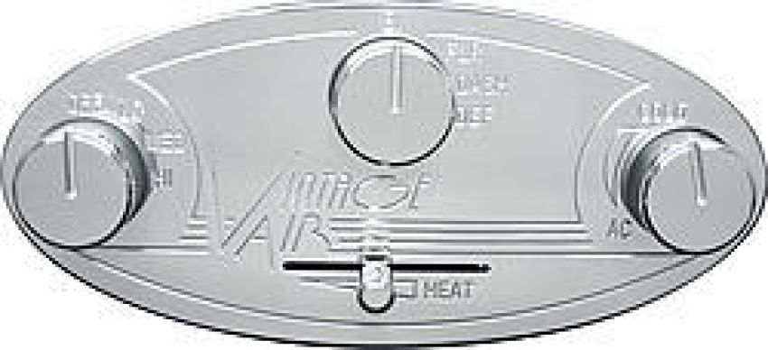 VINTAGE AIR VIN48104-RHQ Gen II Streamline Contrl Panel