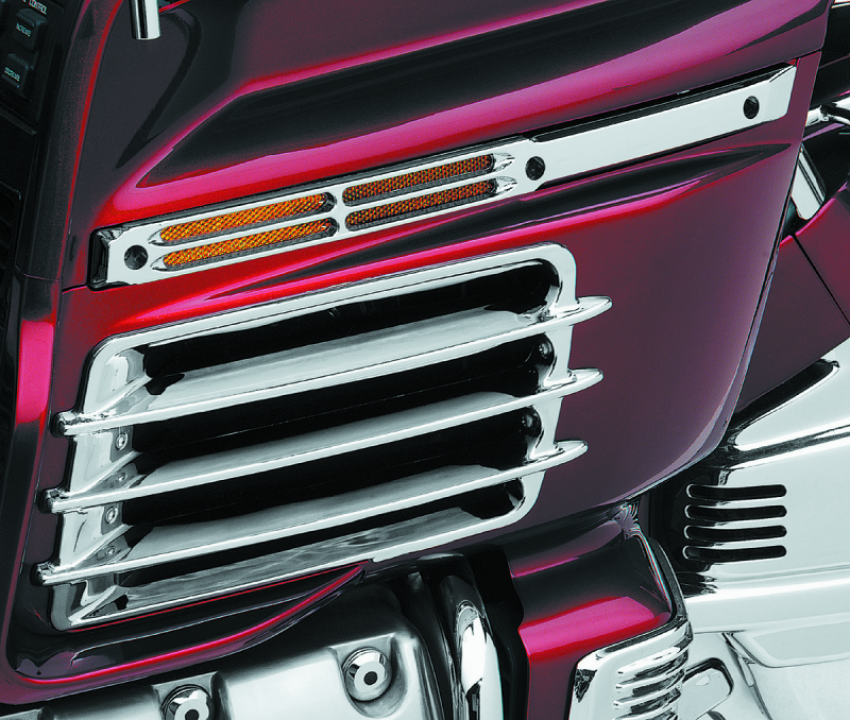 Kuryakyn 7311 Fairing Side Molding Trim For 88-00 GL1500 Chrome
