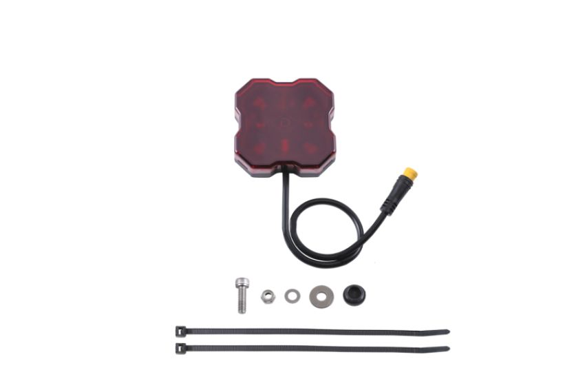 Diode Dynamics DD7437 Stage Series Single Color LED Rock Light - Red M8 (one)