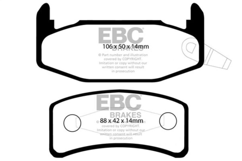 EBC Brakes DP2978 Greenstuff 2000 Series Sport Brake Pads