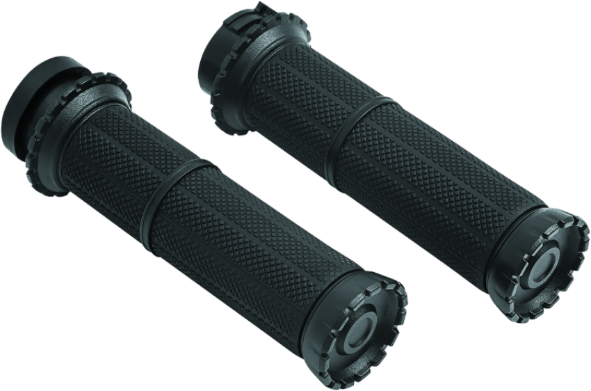 Kuryakyn 3582 Riot Grips Dual Cable Satin Black
