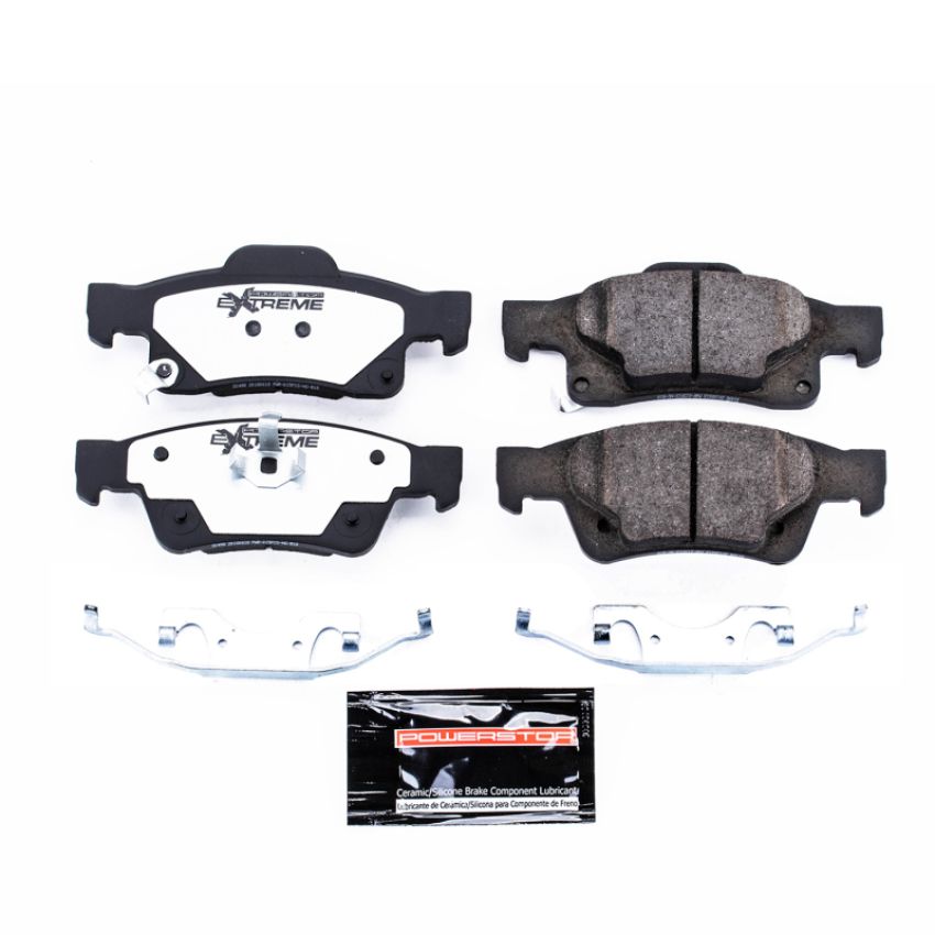 PowerStop Z36-1498 PowerStop - Z36 Truck and SUV Carbon-Fiber Ceramic Brake Pads with Hardware Kit