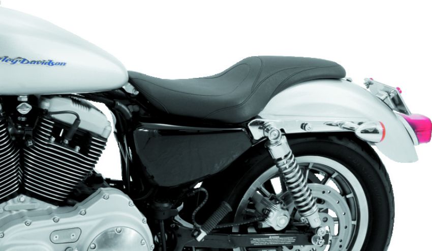 Mustang Motorcycle 76290 Mustang 04-21 Harley Sportster Tripper Fastback 1PC Seat - Black