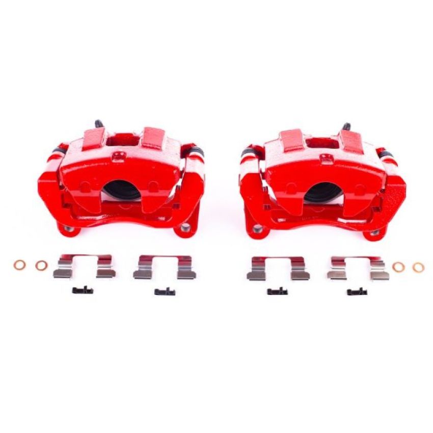 PowerStop S5528 Red Powder Coated Calipers