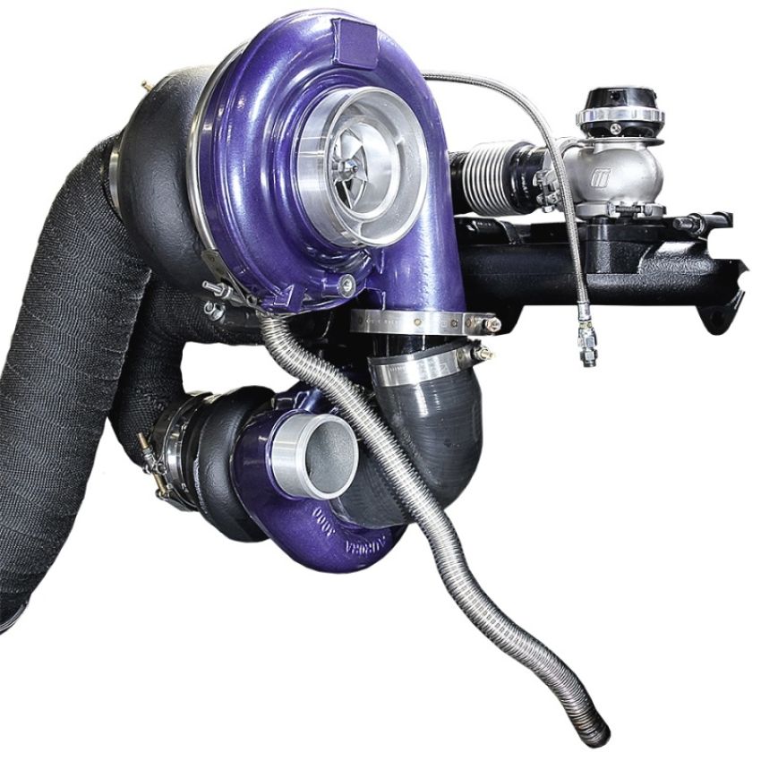 ATS Diesel 202A352218 98.5-02 Dodge Cummins 5.9L Aurora 3000/5000 Compound Turbo Kit