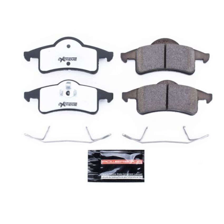 PowerStop Z26-791 PowerStop - Z26 Performance Carbon-Fiber Ceramic Brake Pads with Hardware Kit