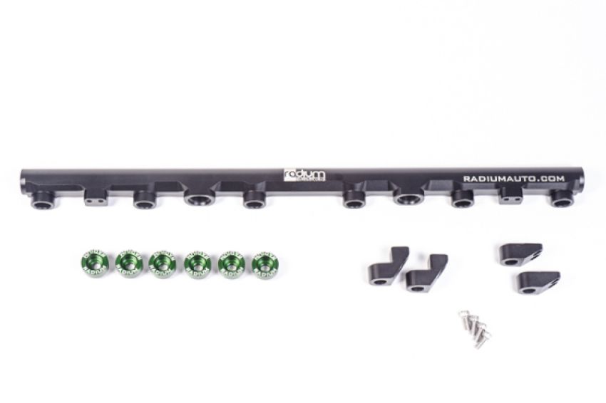 Radium Engineering 20-0215 FUEL RAIL, TOYOTA 2JZ-GTE, TOP FEED CONVERSION