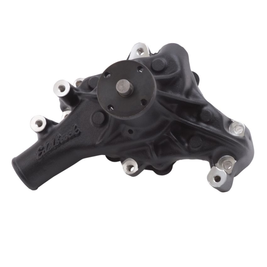 EDELBROCK EDE88113 SBC Water Pump - Long Black