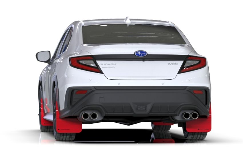 Rally Armor MF92-UR-RD/BLK Red Mud Flap/Black Logo