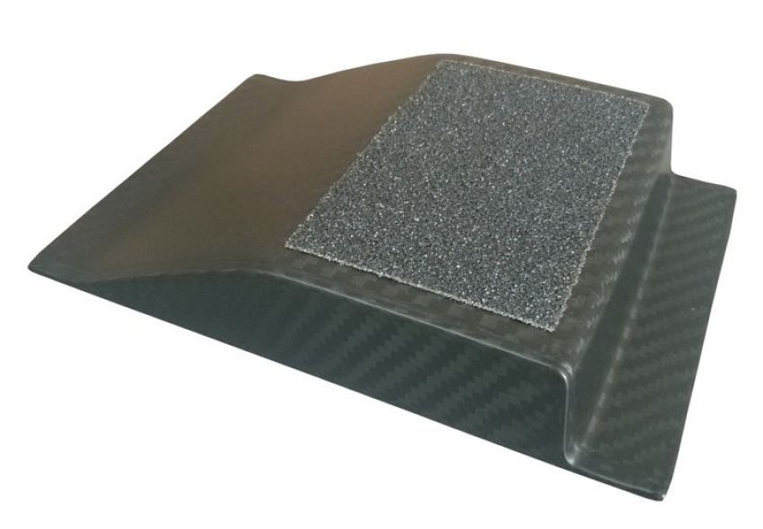 TRIPLE X RACE COMPONENTS TXRCH-7297CF Heel Riser Carbon Fiber 1in.