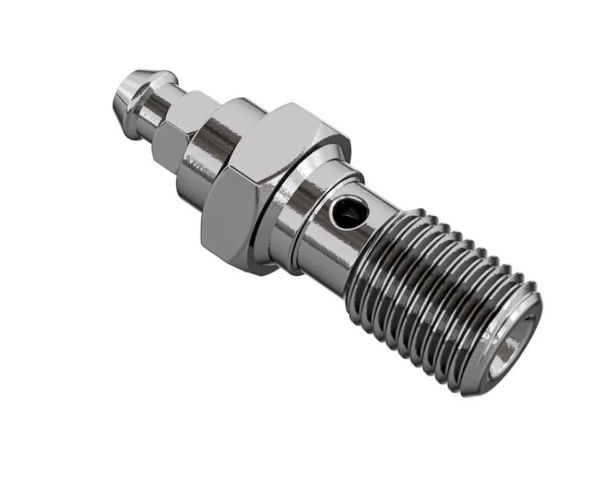 Goodridge P992-31BNSC Single Banjo Bleed Bolt M10x1.00 (18mm Under Hex)