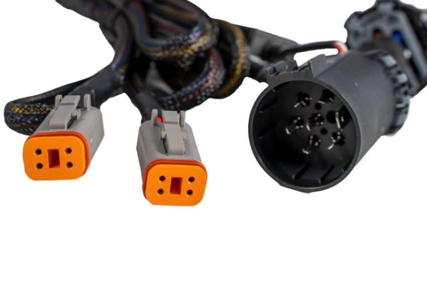 Diode Dynamics DD4136 Stage Series C1R 7-pin Dual-Output Trailer Wiring Harness