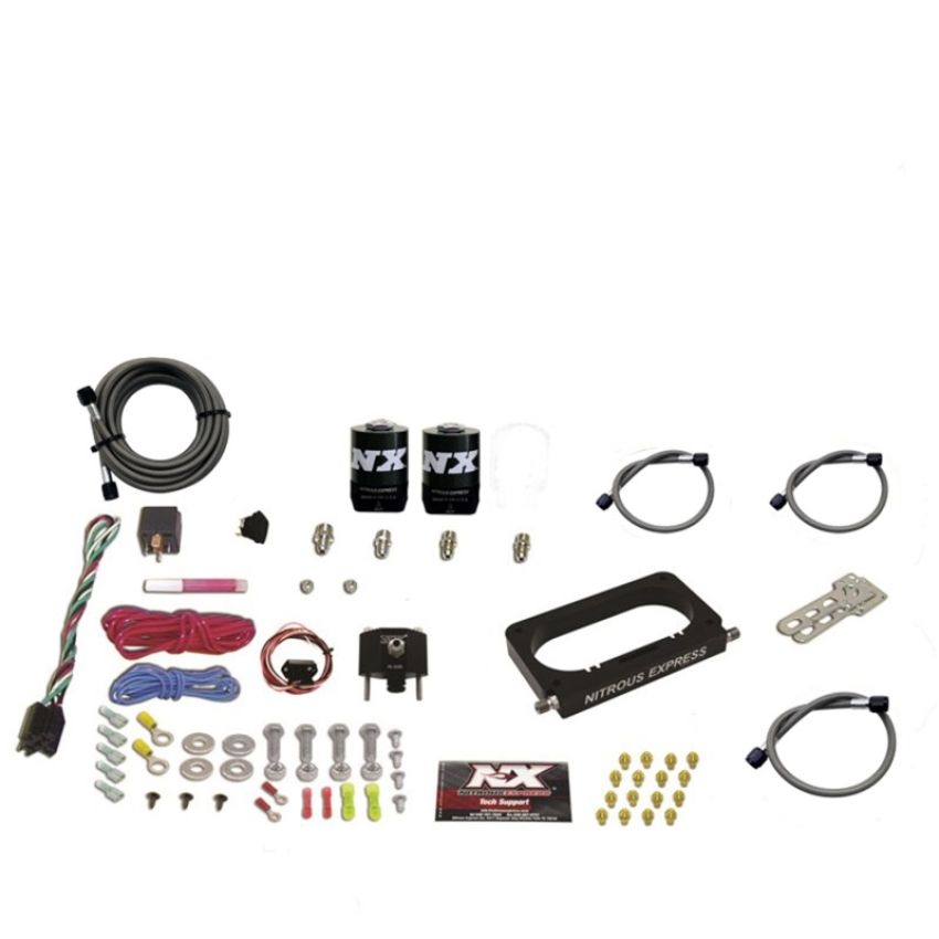 Nitrous Express 20950-00 FORD 4 VALVE NITROUS PLATE SYSTEM (50-300HP) WITHOUT BOTTLE