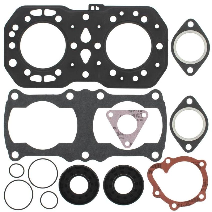 Vertex Pistons 711187 Vertex Gaskets 96-97 Polaris 440 Indy Complete Gasket Kit w/ Oil Seals