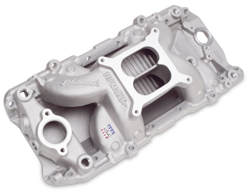 EDELBROCK EDE7561 BBC Performer RPM A/G Manifold- O/P - 396-502