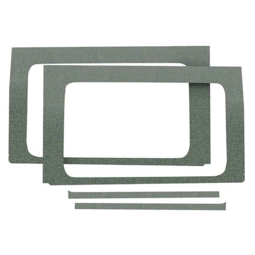 Design Engineering 50174 Rear Side Window Kit Jeep Wrangler JL 2018-2025 4 Door Gray