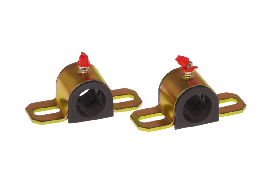 Prothane 19-1158-BL Universal Greasable Sway Bar Bushings - 1in - Type A Bracket - Black