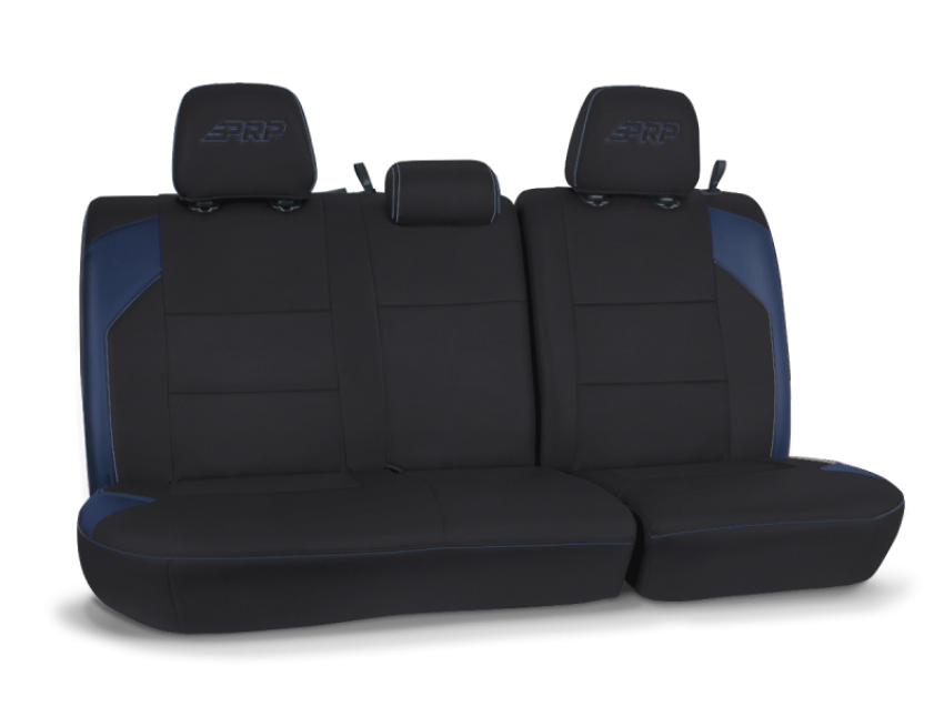 PRP Seats B054-06 PRP 16-23 Toyota Tacoma Rear Bench Cover - Black/Navy Blue
